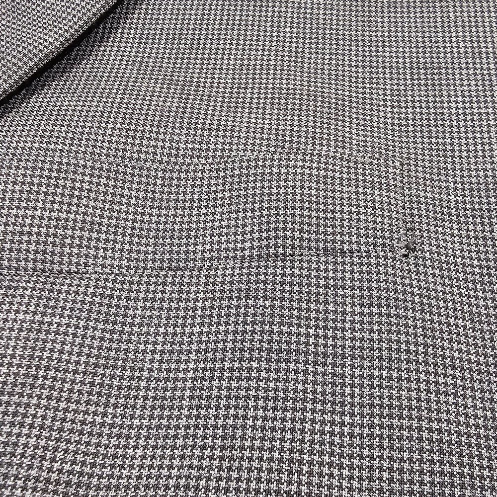 Theory 100% Wool Gray Mini Houndstooth Blazer Sport Jacket Size 40L *EXCELLENT* - Picture 9 of 11